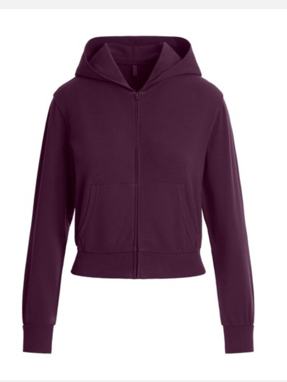 NWT Skims Cotton Jersey Zip Up